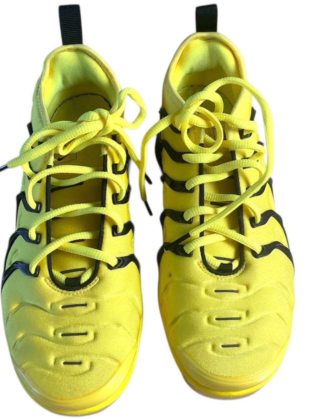 Nike Air Vapromax Plus “Bumble Bee” yellow and black sneakers men’s size 7